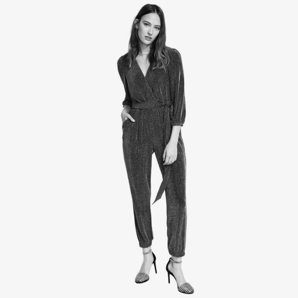 Women’s Inc. Brand Jumpsuit - Size 10 - Worn once / Black + Gold